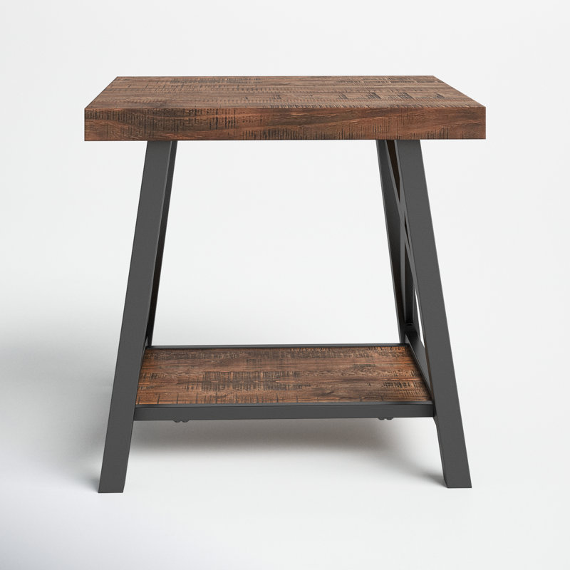 Isakson End Table, Brown