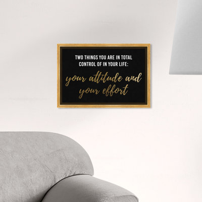" Attitude and Effort " Graphic Art Print