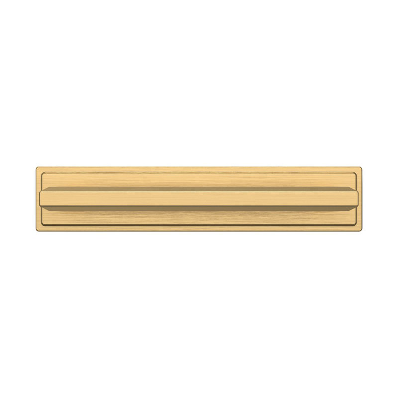 4940 Transitional Back Plate, Satin Brass