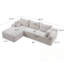 Canapé modulaire Cloud avec méridienne en L-937185593