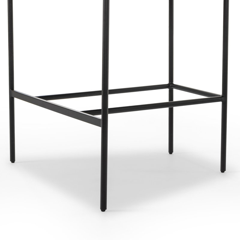 Grayson Counter and Bar Stool, Brown Polyester, Abstract, Counter Stool (26.5" Seat Height)