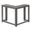 Table d'appoint étroite pour le hall d'entrée et le salon, conception contemporaine avec rangement à deux niveaux, idéale pour les petits espaces-1046375556