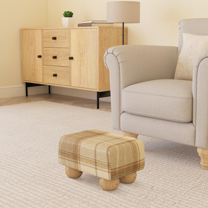 Manufactured Wood Accent Stool, Natural
