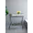 32X15x31" Maggie Galvanized Tray Table Accent Table