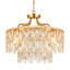 Lustre en cristal 6 lumières Modern Gold Modern