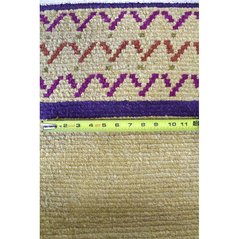 Tapis jaune / raisin 8 pi 11 po x 12 pi Tracks One-of-a-Kind