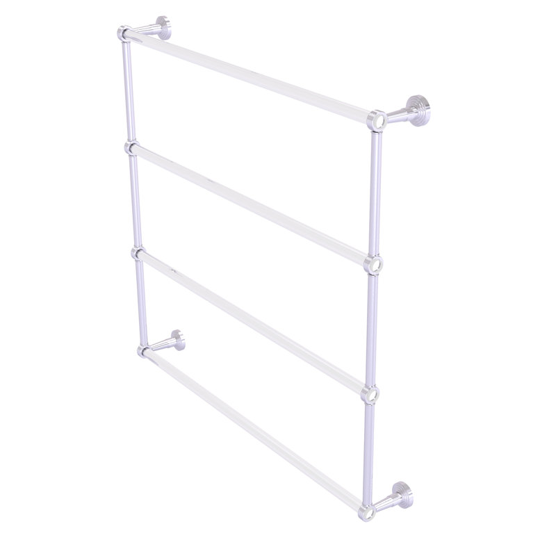 Barre à serviettes murale 38,6" à 4 étages Pacific Beach, Chrome satiné