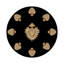 Ex vote Vegan Leather Round Pebble Placemat-1320812428