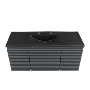 Meuble-lavabo mural 48 po Modway Render