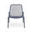 2 Chairs Stackable , Matte Navy Blue Iron, Handmade Details Included, 26"D X 21.86"W 26"H, Seat 18"D 19.5"W 12.5"H Chair Iron Expertise, Hand-Crafted Utilized, 26" 21.86" 26", 18" 19.5" 12.5