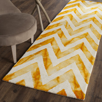 Danny Hand Tufted Wool Chevron Rug