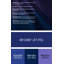Abstrait couleur champ 10 bleu art mural en métal-990558829