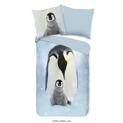 Cotton Abstract Duvet Cover with Pillowcases