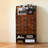 Retro Brown Solid Wood Accent Cabinet