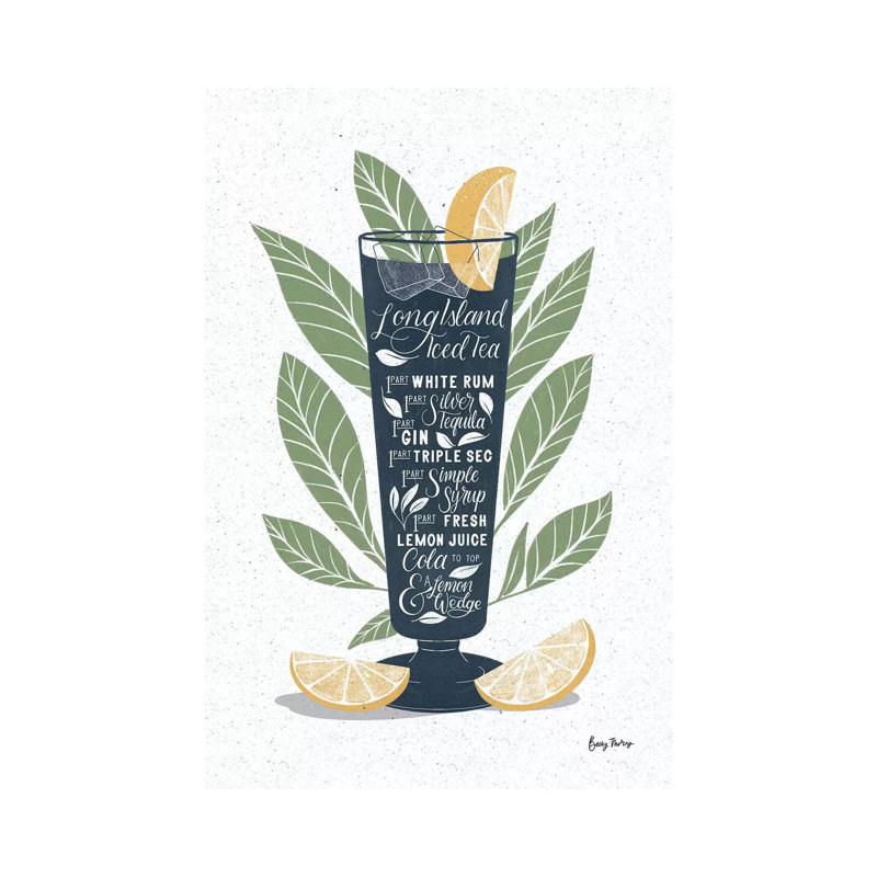 Fruity Cocktails II by Becky Thorns - Wrapped Canvas Print, 66.04 cm H x 45.72 cm W x 1.91 cm D