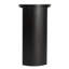 Table de bout ronde en métal Sleek