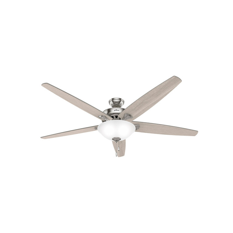 70" Stockbridge 5 - Blade Standard Ceiling Fan with Pull Chain and Light Kit Included
