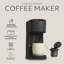 Cafetière à portion unique Willow - compatible avec les dosettes K-Cup - noir-121935802