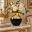 Vase de table arrondi en céramique à ouverture étroite-2056006670