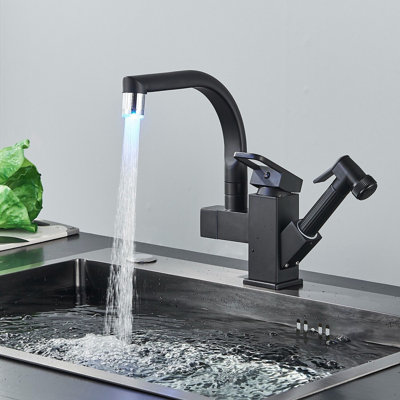 Robinet de lavabo de cuisine Led