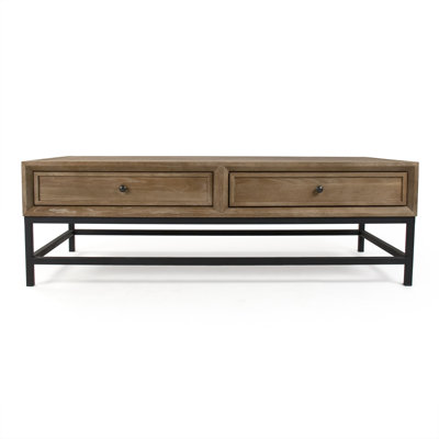 Bekelja Solid Wood Top Single Coffee Table
