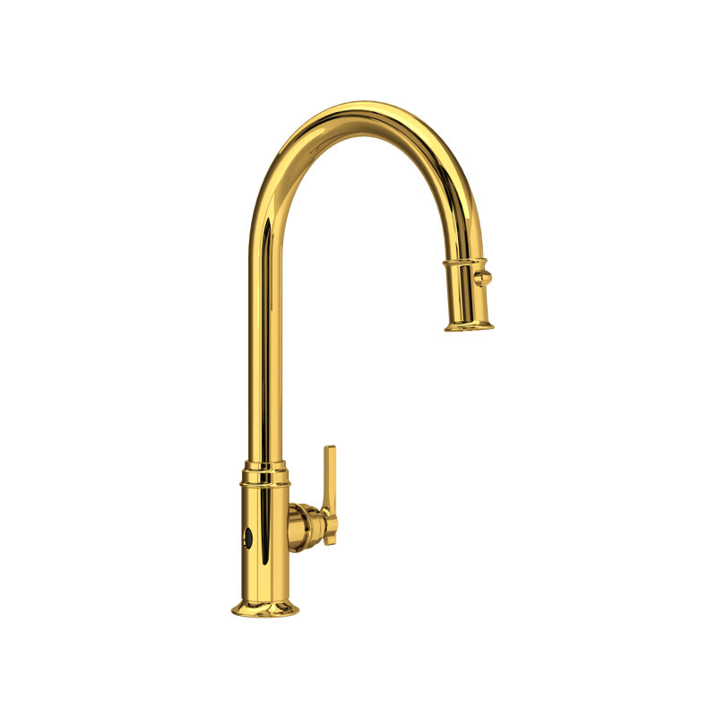 Southbank Pull-Down Touchless Kitchen Faucet, Unlacquered Brass