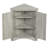 Adjustable Shelves Triangle Cabinet In Oak - With Bathroom-588727007