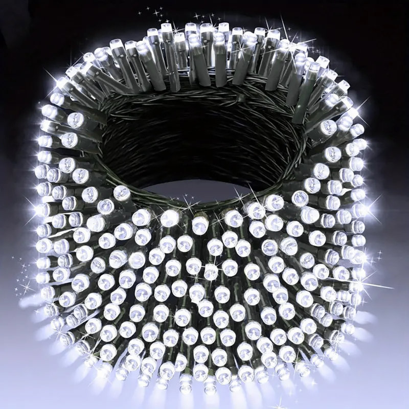 10000cm Solar Powered 800 - Bulb Cord String Light