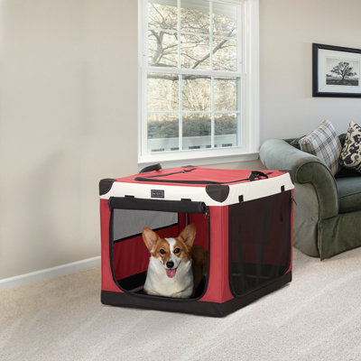 Elyvia Collapsible Soft-Sided Crate with 3 Doors