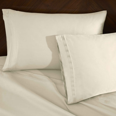 Ensemble de draps en coton 1000 fils Blue Nile Mills