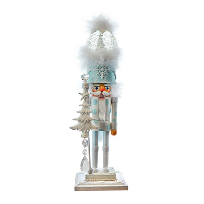 Kurt Adler, casse-noisette hollywoodien de 20 pouces, illumine un chapeau de soldat blanc