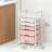 Organizing Storage: Multi-tiered Storage Racks, Movable Drawer-style Racks With Wheels, Versatile Bedroom Storage Cabinets.-1969378224