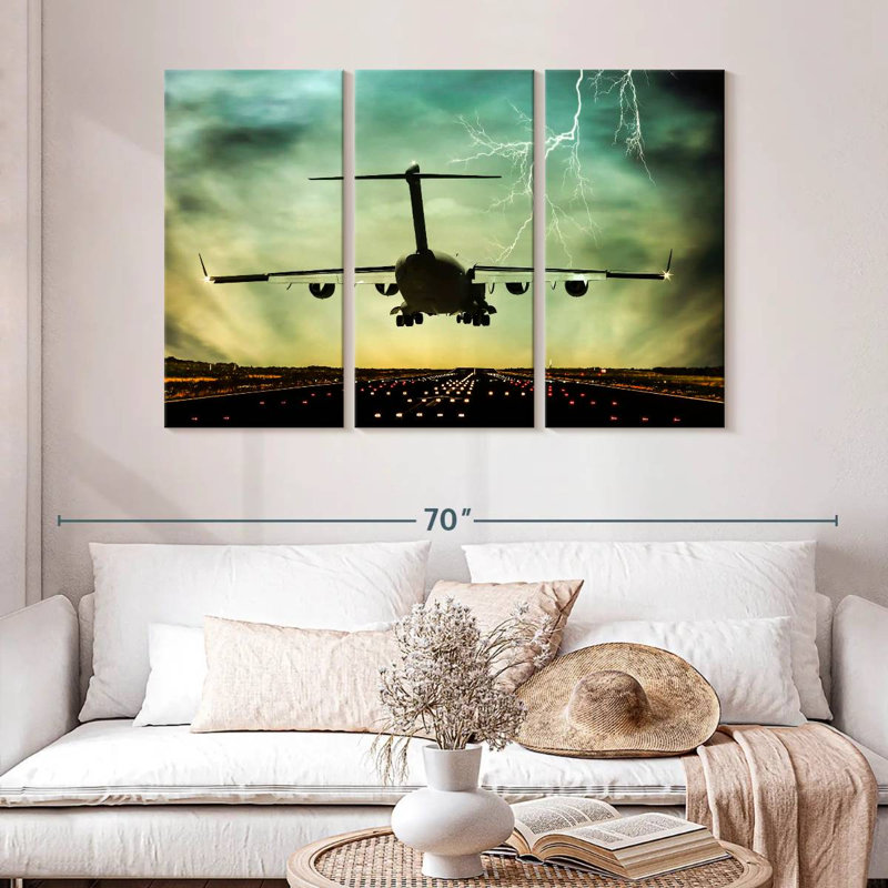 Mehar Last Flight Plane, 32" H x 50" W