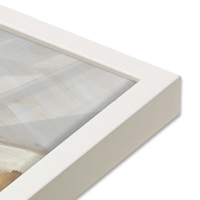 Reproduction d'art «Picking Pandelions 2» par Sara G. Designs, L 36 x H 36, Blanc, Impression encadrée