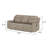 Upholstered Motion Reclining Sofa-1159340680