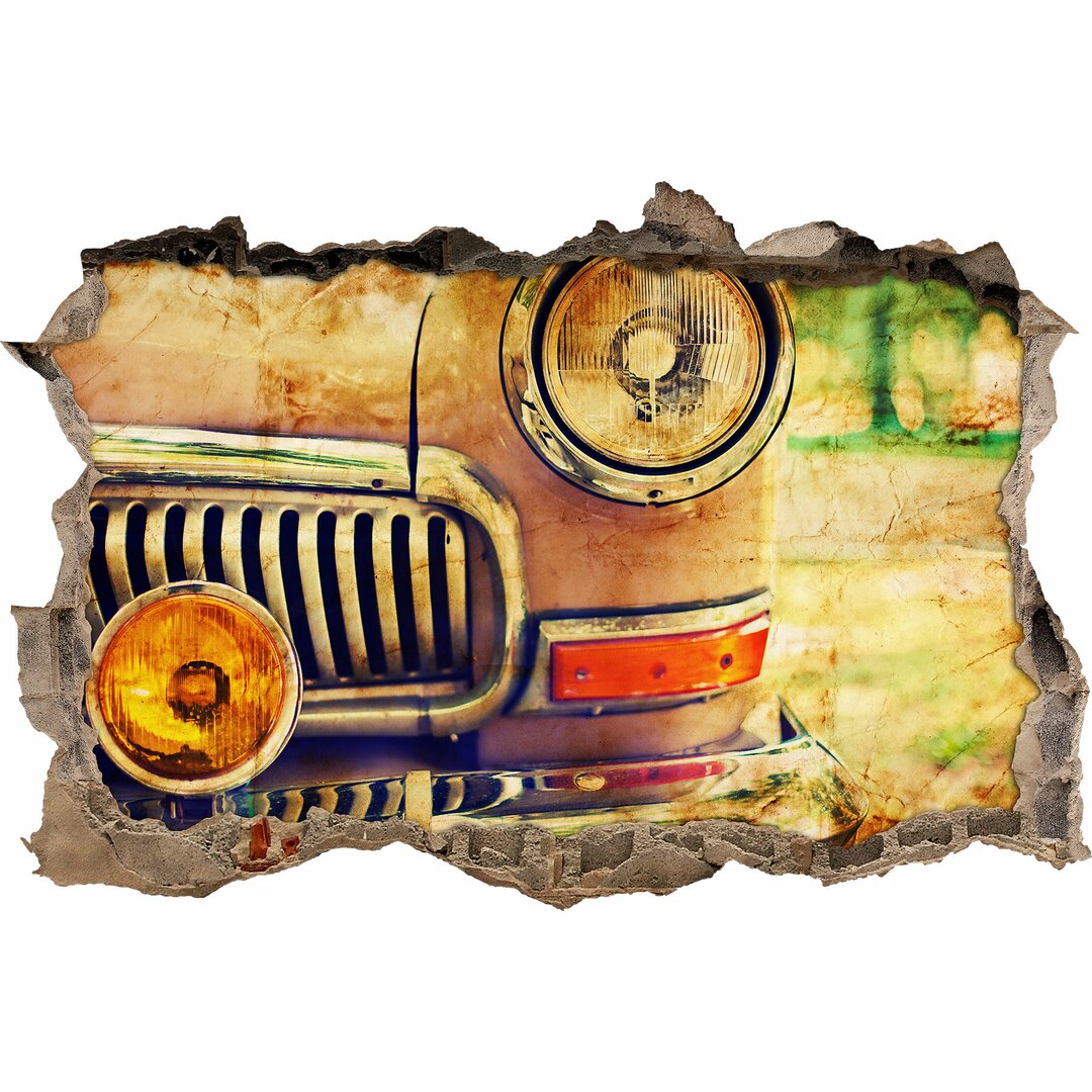 Wandtattoo Rostiger Oldtimer