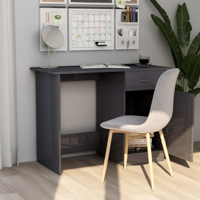 Bureau d'ordinateur avec tiroir en bois d'ingénierie