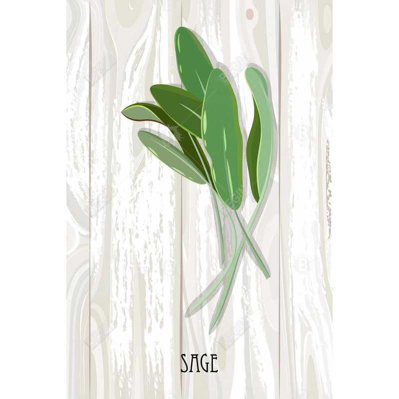 «Sage On Wood» sur toile