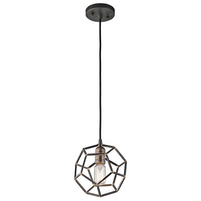 Luminaire suspendu géométrique 1 lumière Tomaz