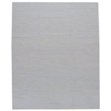 Cotton Area Rug in Ivory/Gray