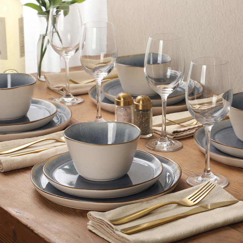 Ensemble d'assiettes et de bols Gibson Elite