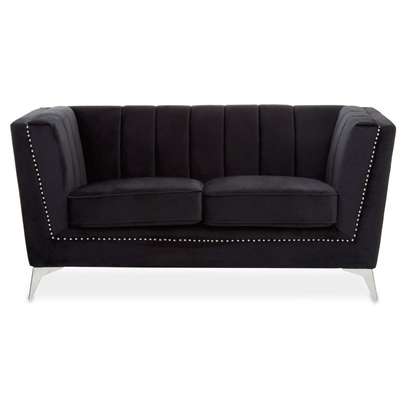 Grabill 2 Seater Sofa, Black