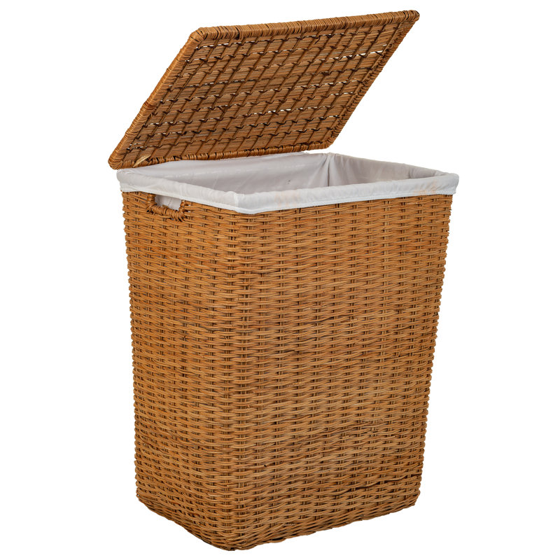 Wicker Laundry Basket with Handles