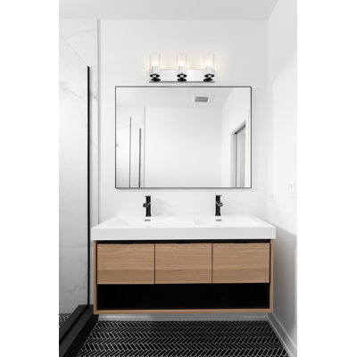 Meuble-lavabo 3 lumières Esma