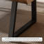 Bureau simple en bois de pin massif et fer-197097572