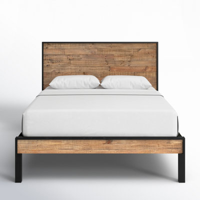 Keely Solid Wood Bed
