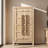 Rowan 83" Tall Reclaimed Pine Crossbar Storage Cabinet with Double Doors