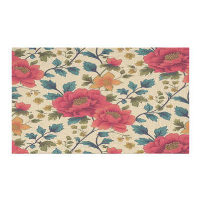 Tapis tressé Bloom Vibes