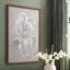 White Iris II, reproduction encadrée - bois massif-80622581-80622580