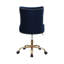 Fauteuil de conférence en velours Troy-730007327-730007326